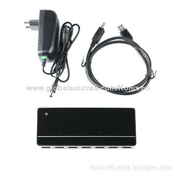 7-port USB 3.0 Powered Hub, OEM and ODM Orders are Welcome